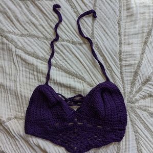 💜 crochet bra top 💜